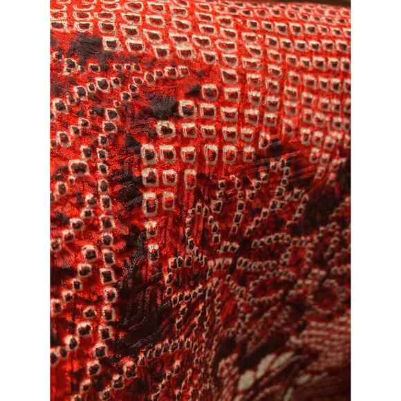 Kimono Haori Jacket Beautiful Pink Red Plum Flower Shibori Dyed ~ Breathtaking - Picture 8 of 11